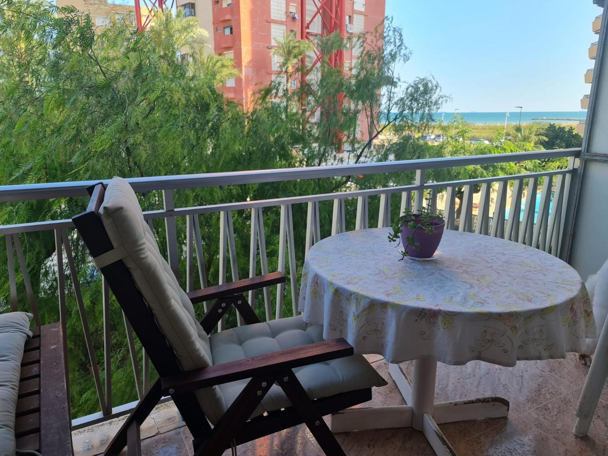 Bonito Apartamento Con Vistas Al Mar Playa Pobla de Farnals Luaran gambar